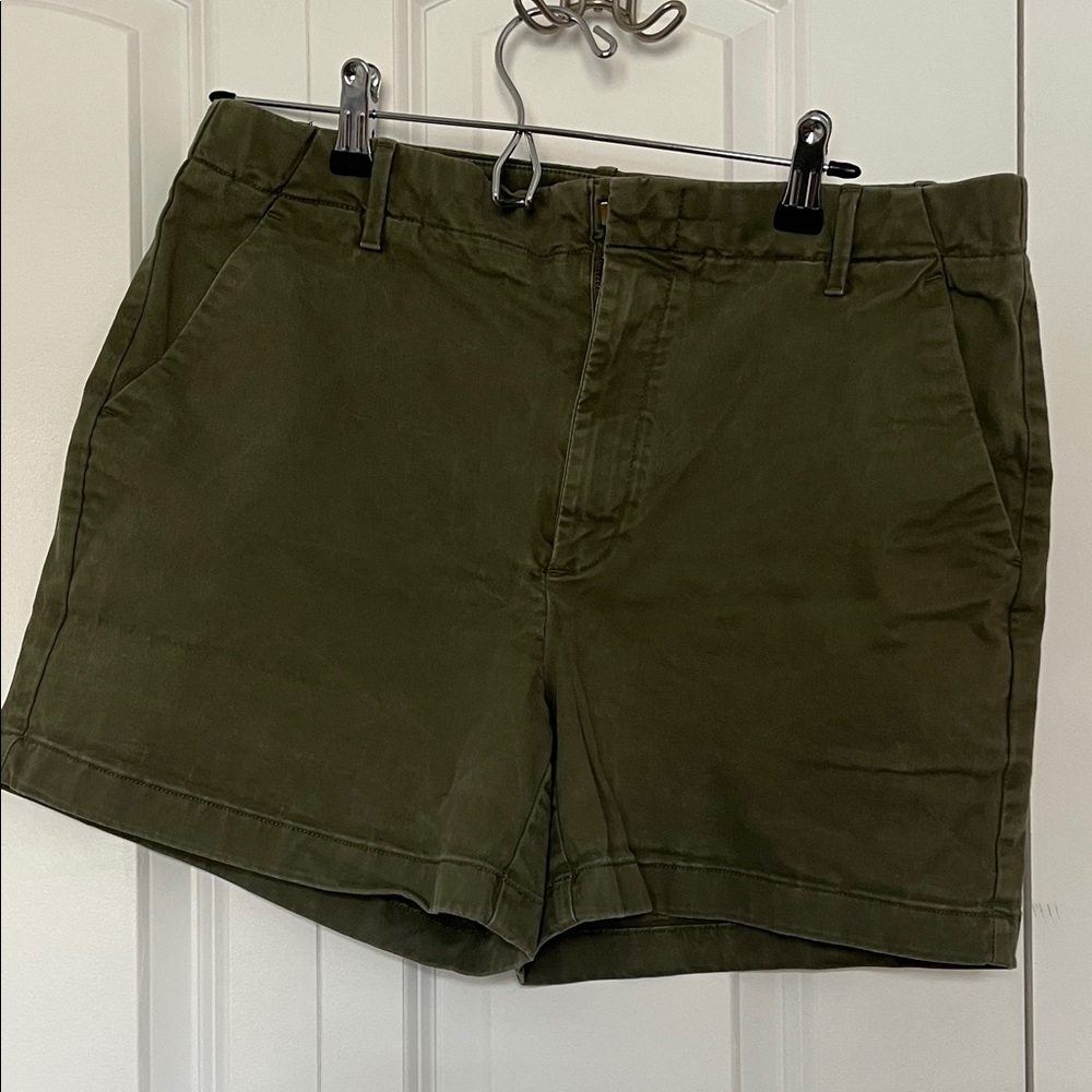 Banana Republic Olive Green Chino Shorts